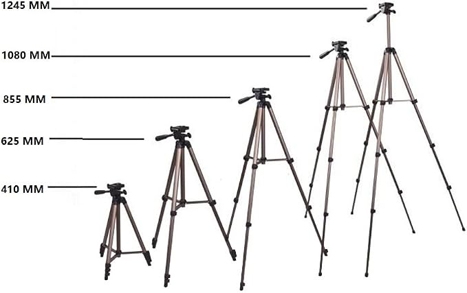 Webcam Tripod, Camera Tripod Mount Stand Compatible with Logitech Webcams C920s StreamCam Brio C925e C922x C930e C920 C615-50 inches - Image 3