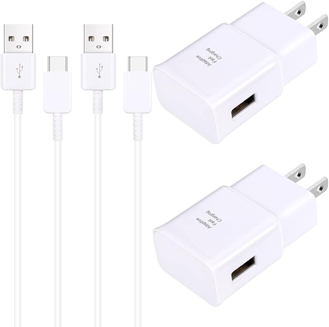 Type C Charger,USB C Android Phone Wall Charger Block & 6.6ft C Charger Fast Charging Cable for Samsung Galaxy S26/S25/S22/S22+/S22 Ultra /S21/S21+/S20/S10/S10+/S10e/S9/S9+/S8/S8Plus/Edge/Active/Note by DiHines