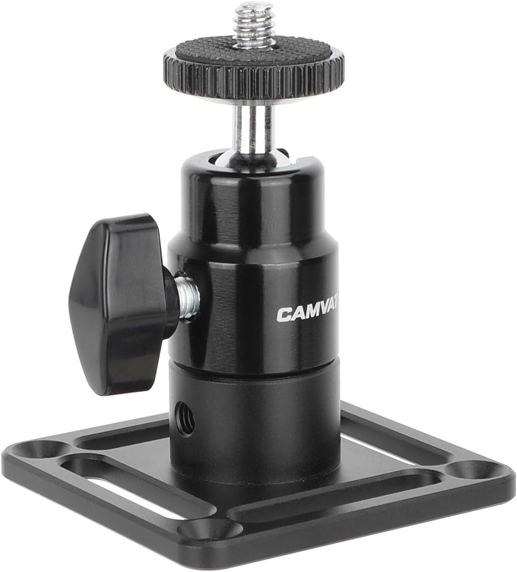 CAMVATE Ceiling Mount with 1/4"-20 Mini Ball Hand for CCTV Surveillance by CAMVATE