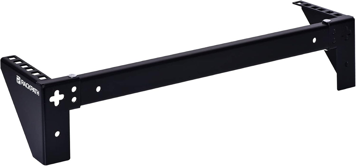 2U Vertical Wall Mount Rack - Heavy Duty 125lbs Capacity Vertical Mounting Bracket - Image 4