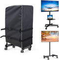 70-75 Inch Windproof Outdoor TV Trolley Cover, Heavy Duty Oxford Weatherproof Dustproof Cover for Mobile Rolling TV Stand(70''L x15''W x 57''H) by phpanly