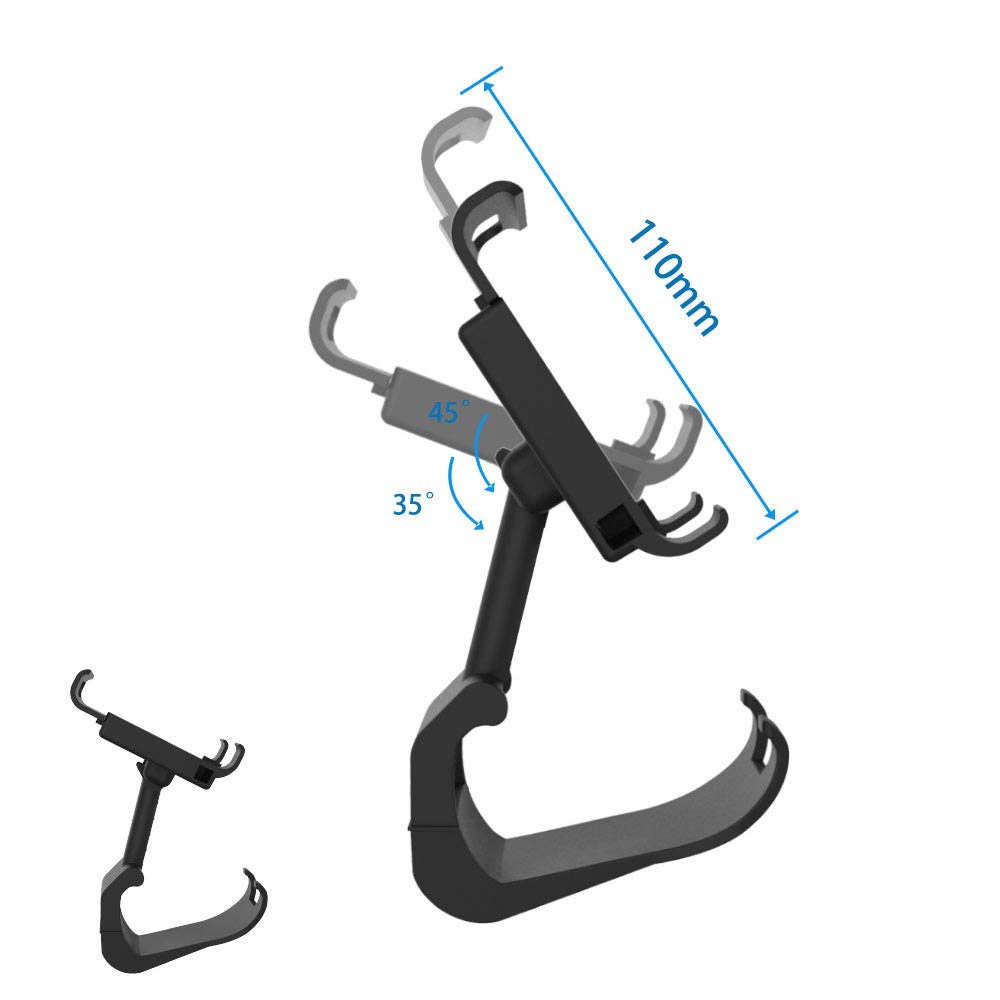 J&TOP Adjustable Mount Clip for Switch Official Pro Controller, The Original Pro Controller Clip Mount Compatible with Nintendo Switch/OLED/Lite,Black - Image 7