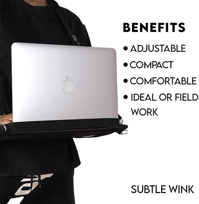 Portable Laptop Harness for Walking – Adjustable Secure Walking Laptop Harness Easily fits upto-16-inch with Flexible Strap - Image 6