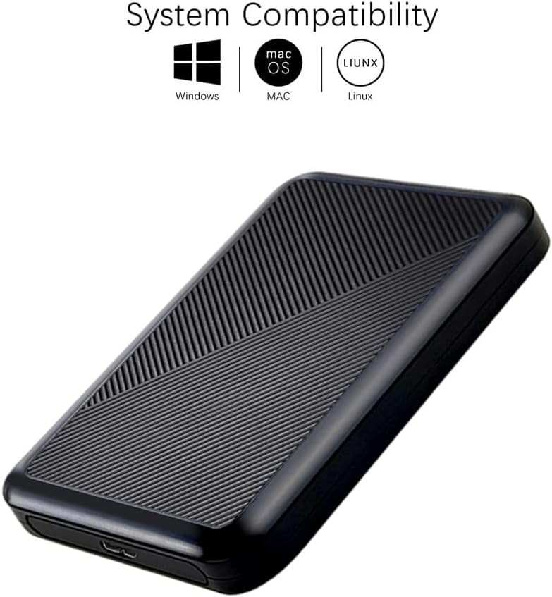 1TB Ultra Slim Portable External Hard Drive USB 3.0 - Image 2