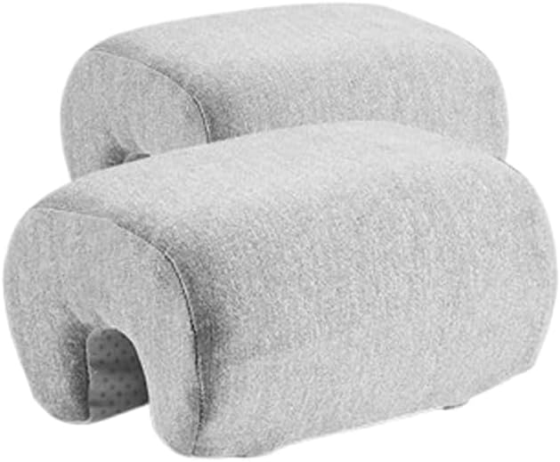 Armrest Cushion for Office Chairs - Soft Elbow Support Pad with Non-Slip Bottom, Fits Most Chairs 2-Piece (Gray) by pretelytiti