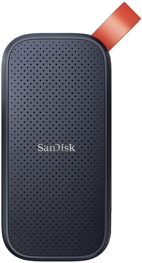 SanDisk 2TB Portable SSD - Up to 520MB/s, USB-C, USB 3.2 Gen 2 - SDSSDE30-2T00-G25,Solid State Drive by SANDISK