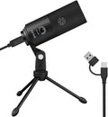 FIFINE K669B USB Microphone, Condenser Recording Mic for Vocals, Meeting | Metal Cardioid Laptop Mic for MAC OS, Windows, Voice Overs, Streaming, Online Meeting and YouTube Videos by FIFINE