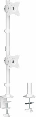 VIVO Dual Monitor Desk Mount Stand with Height Adjustment and VESA Plates for 2 LCD Ultrawide Screens up to 34 inches, Stacked Array, STAND-V002RW by Unknown