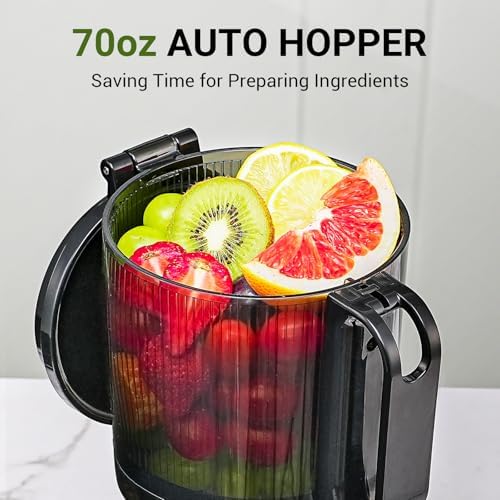 Cold Press Juicer Machine, 5.8" Wide Chute for Whole Fruits & Vegetables - Image 3