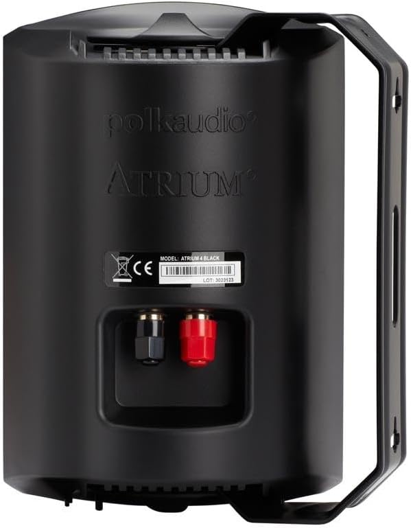 Polk Audio Atrium 4 Outdoor Speakers, Powerful Bass (Pair, Black) - Image 4