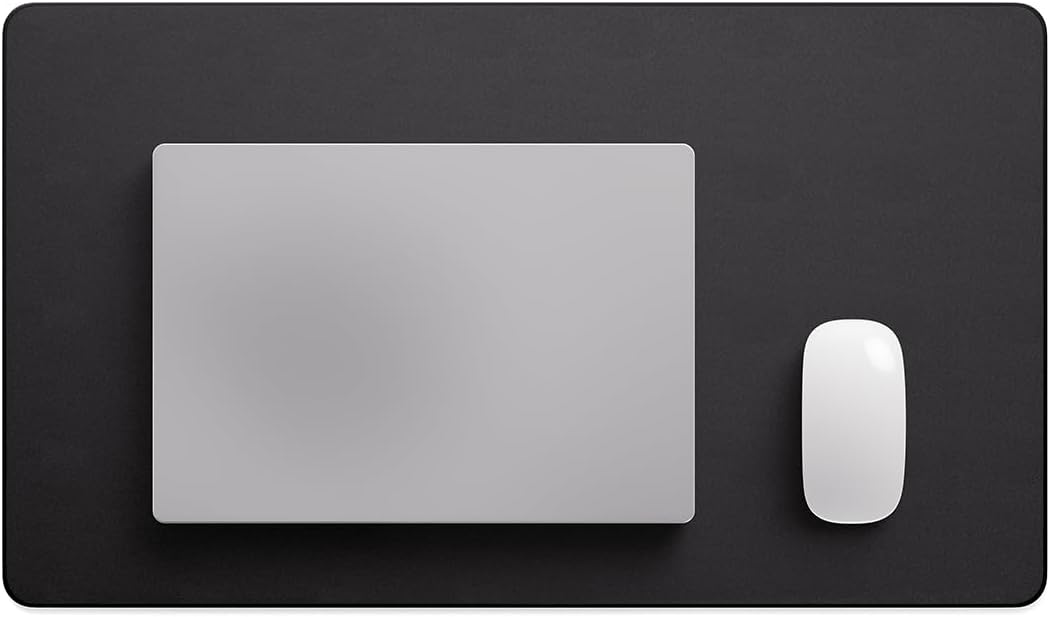 Jotsome Leather Desk Pad Mat, 24" x 14", Black - Image 2