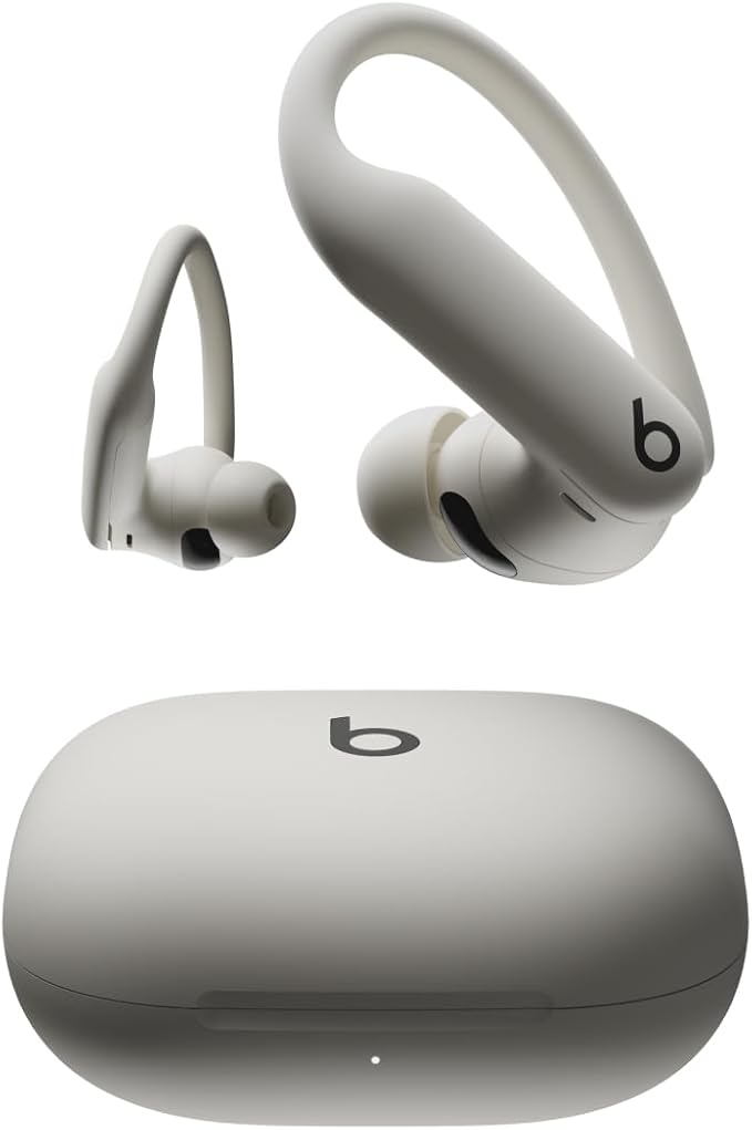 Beats Powerbeats Pro 2 - Wireless Noise Cancelling Workout Earbuds with Secure- Fit Earhooks, Up to 45-Hour Battery with Charging Case, Sweat & Water Resistant, Heart Rate Monitoring - Quick Sand | Apple H2 chip with ANC and heart rate sensors for work... by Beats