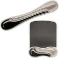 Kensington Mousepad and Wrist Rest, Practical, Gel Pillow, 11-2/5"Wx17-7/10"Lx1-7/10"H,GY (KMW52500) Each, Gray | Gel pillow cushioning, 11-2/5 x 17-7/10 x 1-7/10 in, comfortable everyday mouse support by Unknown
