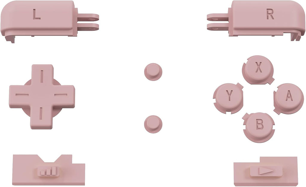 eXtremeRate Cherry Blossoms Pink Replacement Full Set Buttons for Nintendo DS Lite Handheld Console, Custom D-pad A B X Y Start Select R L Power Volume Keys for Nintendo DS Lite NDSL - Console Without - Image 7