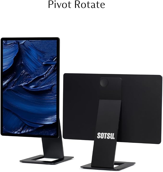 SOTSU FlipAction Pro 16" Gen 2 | 2.5K Portable Monitor | 2560 x 1600 (WQXGA) | 120 Hz | 100% DCI-P3 | 400 Nits | Pivot Rotate | Full Metal CNC | Perfect Match for Mac and Windows (Universe Black) - Image 3