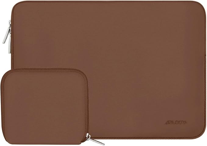 MOSISO Laptop Case 13 inch, 13 inch Laptop Sleeve with Small Case | Compatible with MacBook Neo / Air M5 M4 M3 M2 M1 2026-2018 / Pro M2 M1 2026-2016, Neoprene Computer Sleeve Bag, Caramel Brown by MOSISO