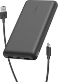 Belkin 20000mAh 15W 3 Port Power Bank, USB A to USB C Cable Included | Fast Charging, iPhone 17, Samsung Galaxy, Pixel, Airpods, iPad, Nintendo Switch 2, Battery Pack, USB C Port, USB A Port by Unknown