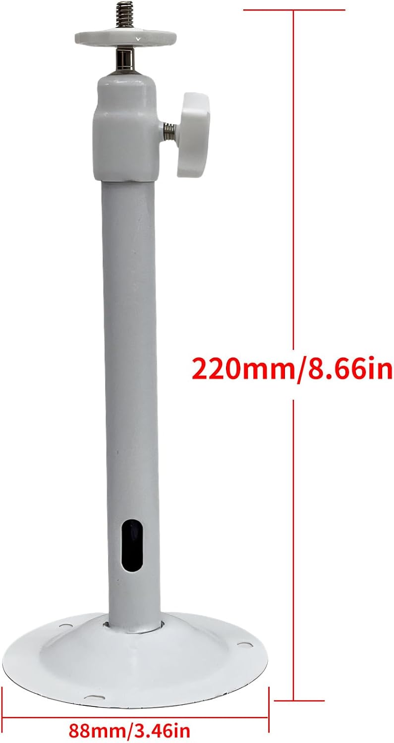 Vertically Mounted Projector Bracket wall-Mounted Universal Ceiling wall Projector, 1/4" Screw, Camera Bracket mini (8.66in) - Image 2