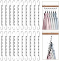 Space Saving Hangers for Clothes 20 Pack, Sturdy Metal Hangers Wardrobe Organizer, Magic Cascading Hanger, Closet Space Saver Closet Organizers and Storage by SindaxAllforlife