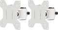 suptek Single Head and Plate Vesa Pole Mount Bracket for Suptek Monitor Mount,White(MD6TBW-2) by suptek