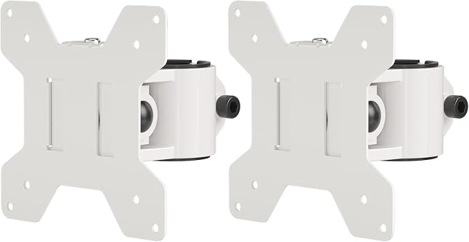 suptek Single Head and Plate Vesa Pole Mount Bracket for Suptek Monitor Mount,White(MD6TBW-2) by suptek