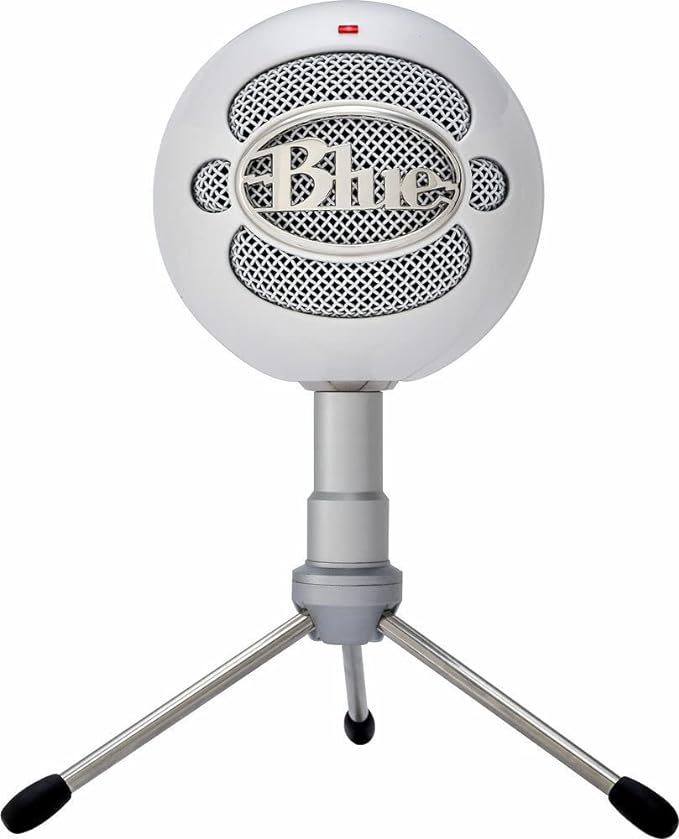 Logitech for Creators Blue Snowball iCE USB Microphone - White (Renewed) by Unknown