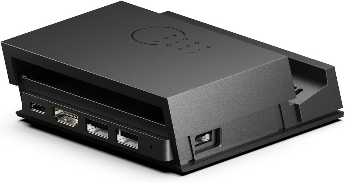 by Skull & Co. Jumpgate Pro: Portable Dock Station with Detachable USB Hub Adapter for Switch 2(2025) /Switch OLED (2021)/Switch (2017) and Macbook, HDMI2.1, 8k@30Hz or 4K@120Hz, USB3.0 Port by SAVAGE RAVEN
