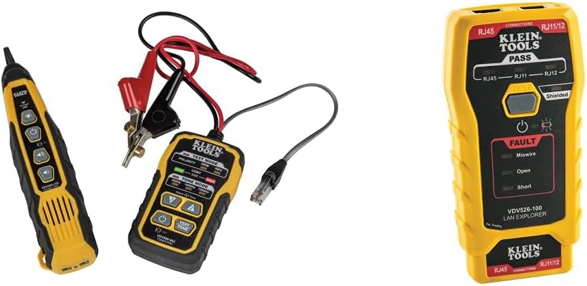 Klein Tools Cable Tracing and Testing Kit with Tone Generator, Tracer, and Network Tester by Klein Tools