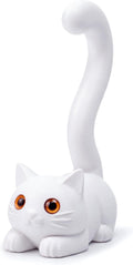 Yalikop 3D Printed Cat Headphone Stand Desktop Headset Holder 9.84''H,White by Yalikop