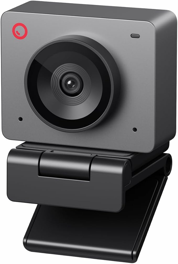 OBSBOT Meet SE 1080P 100FPS Webcam for PC, AI Framing Streaming Camera | 1/2.8" Sensor, Beauty Mode, Gesture Control, Staggered HDR, Web Camera for Desktop Computer, Laptop, Meeting.(Space Grey) by OBSBOT