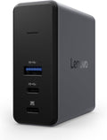 Lenovo GaN Charging Dock, Multiport Docking Station w/ 60W PD, HDMI, USB-C, USB-A, Micro SD, Power Adapter & Dock in One, Compact Design, Sustainable Materials, Home Office Gaming Dock Stand Console by LENOVO