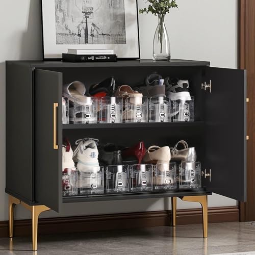 Shoe Slots Organizer 15 Pack - Shoe Stackers,3 Levels Adjustable,Space Savers 50%,Double Layer Holders for Closet (Transparent),Organizador de Zapatos - Image 6