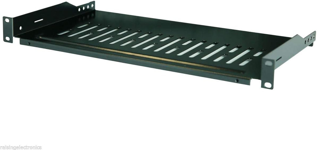 Server Shelf Cantilever Tray Vented Shelves Rack Mount 19 Inch 1U 12Inch (300mm) Deep by RAISING ELECTRONICS