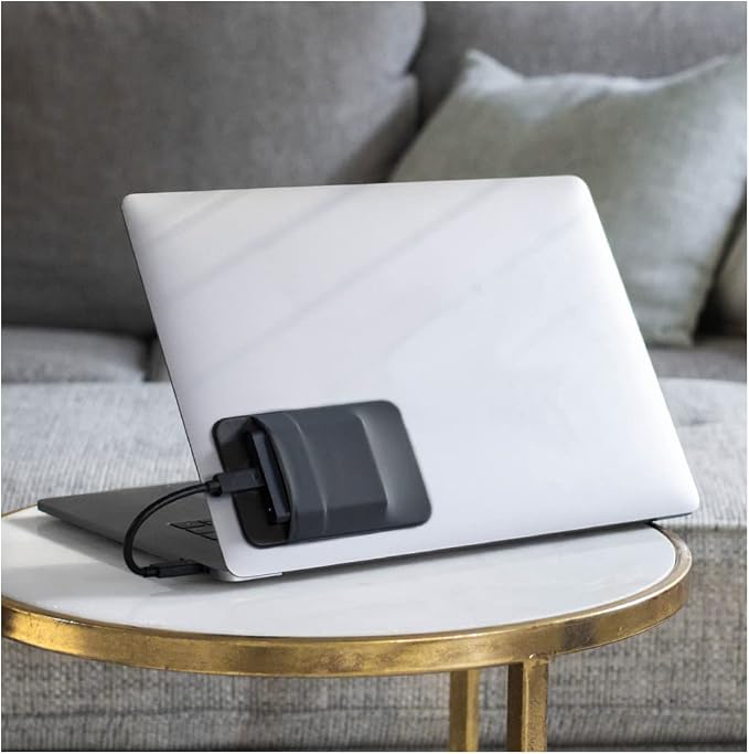 Slipdrive - Portable Hard Drive Sleeve for Laptop - SSD Solid State Drive - Reusable Adhesive - Stick on External Hard Drive Carrying Case - Pocket Pouch (Small, Black) - Image 3