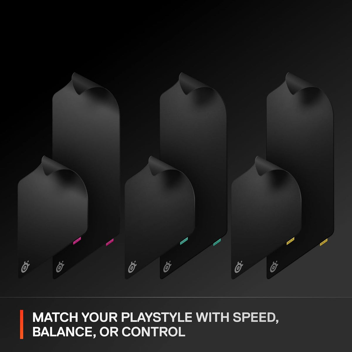 SteelSeries QcK XL Performance Speed Gaming Mousepad - Black - Image 9