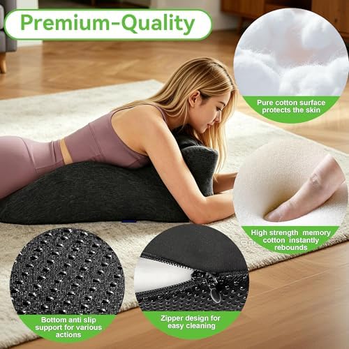 Yuanjing Ergonomic Memory Foam Wedge Firm Couples Pillow for Intimacy - Image 4