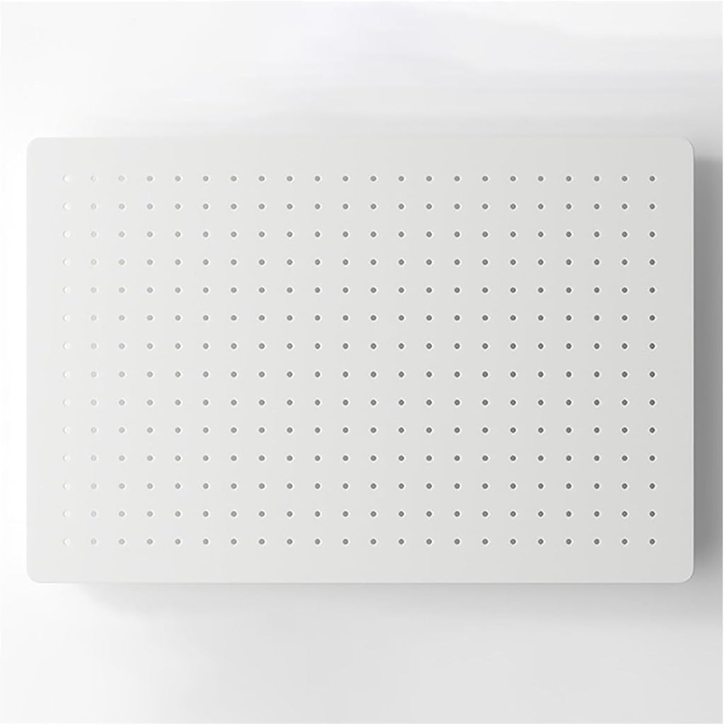 Clamp on Desk Pegboard,Pegboard Combination Kit,Desk Accessories for Office Gaming Home,Desk Organizer Panel,Modular Hanging Organizer Storage Boards (Color : White, Size : 80x40cm) by BESNUT