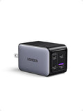 UGREEN Nexode 65W Wall Charger, 4-Port, GaN Fast Charging Block | 3 USB C & 1 USB A, Foldable Plug, Travel Essentials, for MacBook Pro/Air/Neo, iPhone 17/16, Galaxy S26/S25, iPad, Steam Deck by Unknown