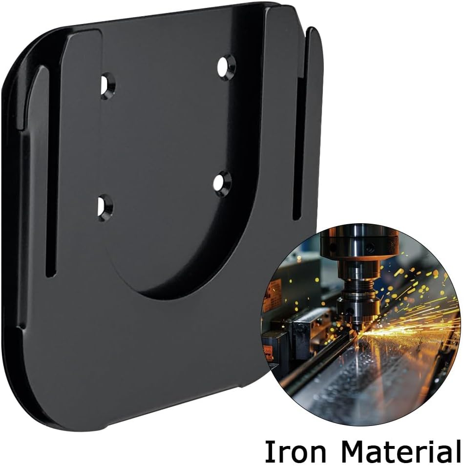 Drill Free Wall Mount Compatible with Samsung Freestyle Projector Ceiling Mount, Freestyle 2 Accessories Steel Wall Mount Shelf (Black) - Image 7