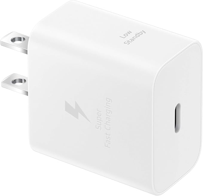 SAMSUNG 25W Wall Charger Power Adapter with Cable, Super Fast Charging, Compact Design, Compatible with Galaxy and USB Type C Devices, White - Image 9