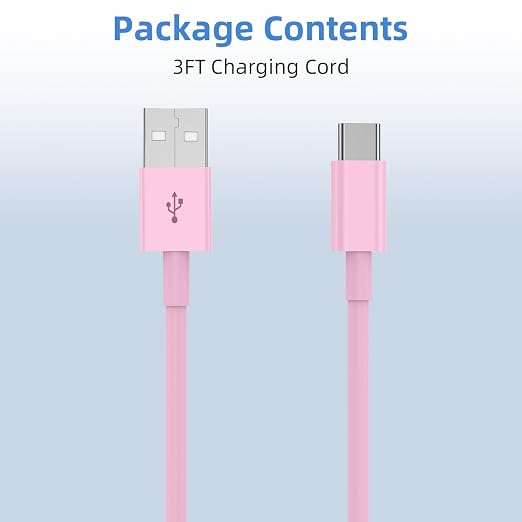 LDHTY CarPlay Charging Cable, USB A to USB C Cable, 2-Pack 3FT, Pink | For iPhone 17/Pro/Pro Max/17e/Air, Apple 16/15 Series, Type C Charger Cord for Car, iPad Pro/Air for Android - Image 6