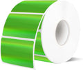 2.25"x1.25" Thermal Labels, Holographic Green Thermal Labels- Strong Adhesive Thermasl Stickers for Small Business, Shipping, Mailing, Price Tag, Non BPA&BPS/ 300 Labels by Yegawen