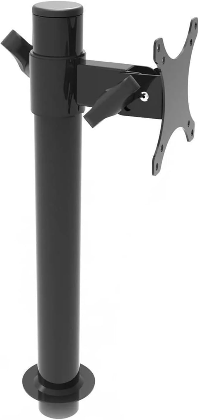 Heavy Duty Monitor Arm - Height Adjustable Desk Mount for 13” to 32" Screens - 360° Rotation, VESA Compatible, Steel Construction - Holds Up to 22 lbs | Black by VERSADESK
