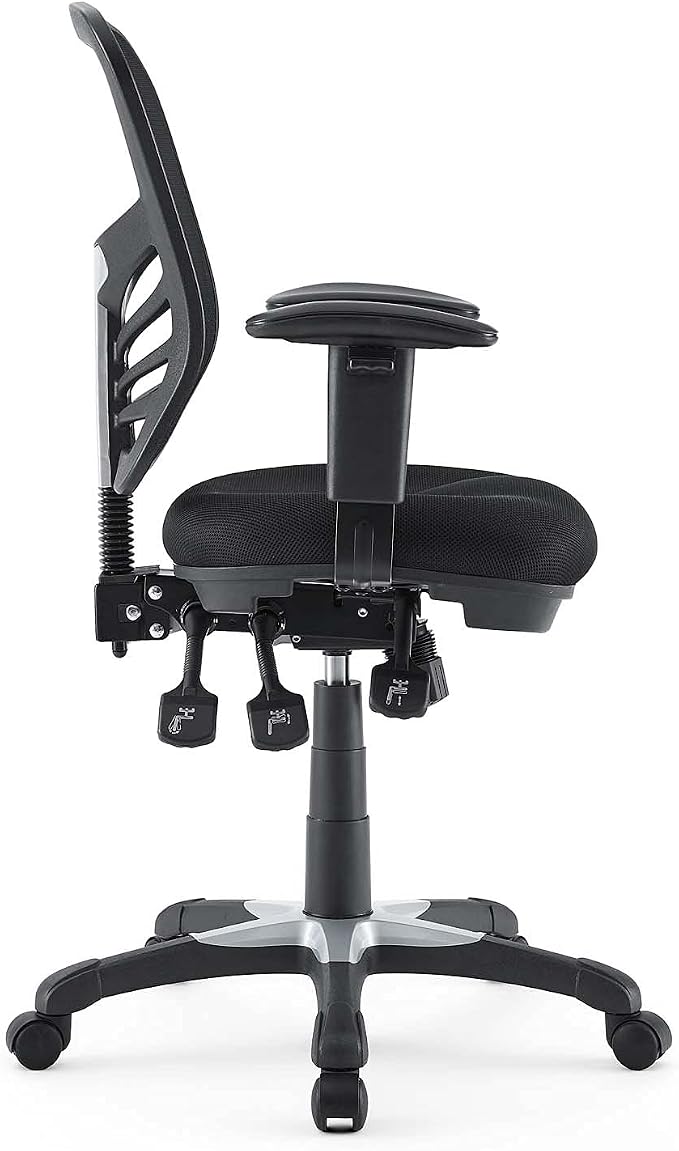 Modway EEI-757-BLK Articulate Ergonomic Mesh Office Chair in Black - Image 6