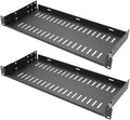 1U 19" Cantilever Rack Shelf Heavy Duty 8 inch Deep 2 PCS by JINGCHENGMEI
