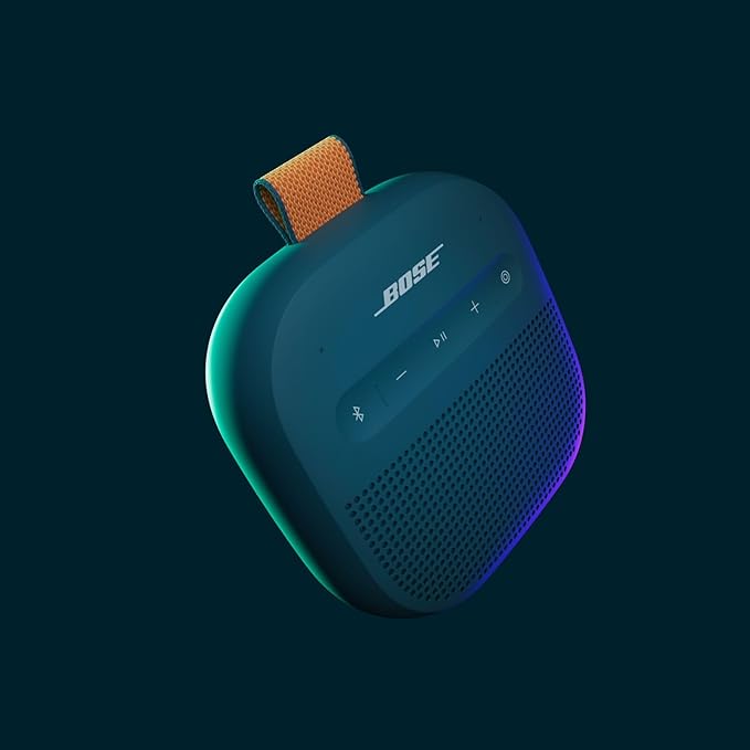 Bose SoundLink Micro Portable Bluetooth Speaker (2nd Gen), Wireless Outdoor Speaker, Up to 12 Hours Battery Life, Waterproof and Dustproof, Twilight Blue - Limited Edition Color | Bluetooth 5.4 speaker with IP67 rating and 12-hour battery for travel, h... - Image 2