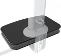 Hemudu Monitor Mount Reinforcement Plate for Thin, Glass and Other Fragile Tabletop, Universal Steel Bracket Plate Fits Most Monitor Stand C Clamp Installation HD05B-001 by HEMUDU