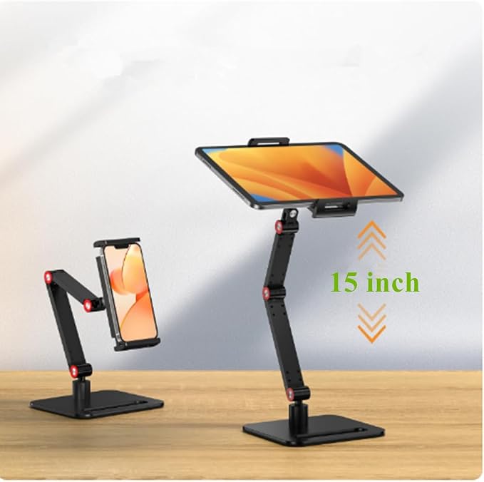 Portable Monitor Holder for 6-17.3 inch Screen Desktop Monitor Tablet Stand | Portable Monitor Stand Foldable Expandable Holder for phones, tablet and Portable Monitors - Image 7