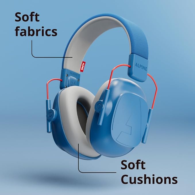 Alpine Muffy Kids Ear Muffs for Kids Ear Protection | 3-16 Years | Autism Sensory Products | 22dB Sound Reduction | Kids Noise Cancelling Ear Muffs | Noise Reduction Headphones for Kids - Image 4