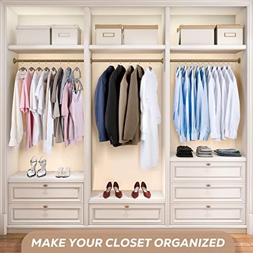 Plastic Hangers Grey Clothes Hanger 50 Pack | No Shoulder Bumps, 360°Swivel Hook, Thin, Space Saving for Closet, Fit for Suits Pants Heavy Duty Adult Coat Shirt Dress - Image 6